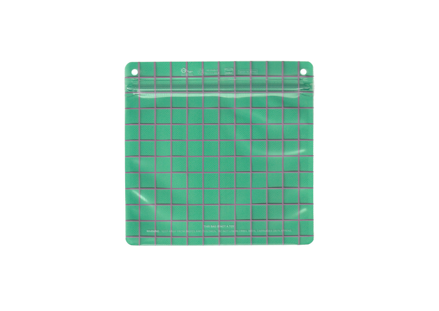 The Clandestine Graph Check Purple on Green