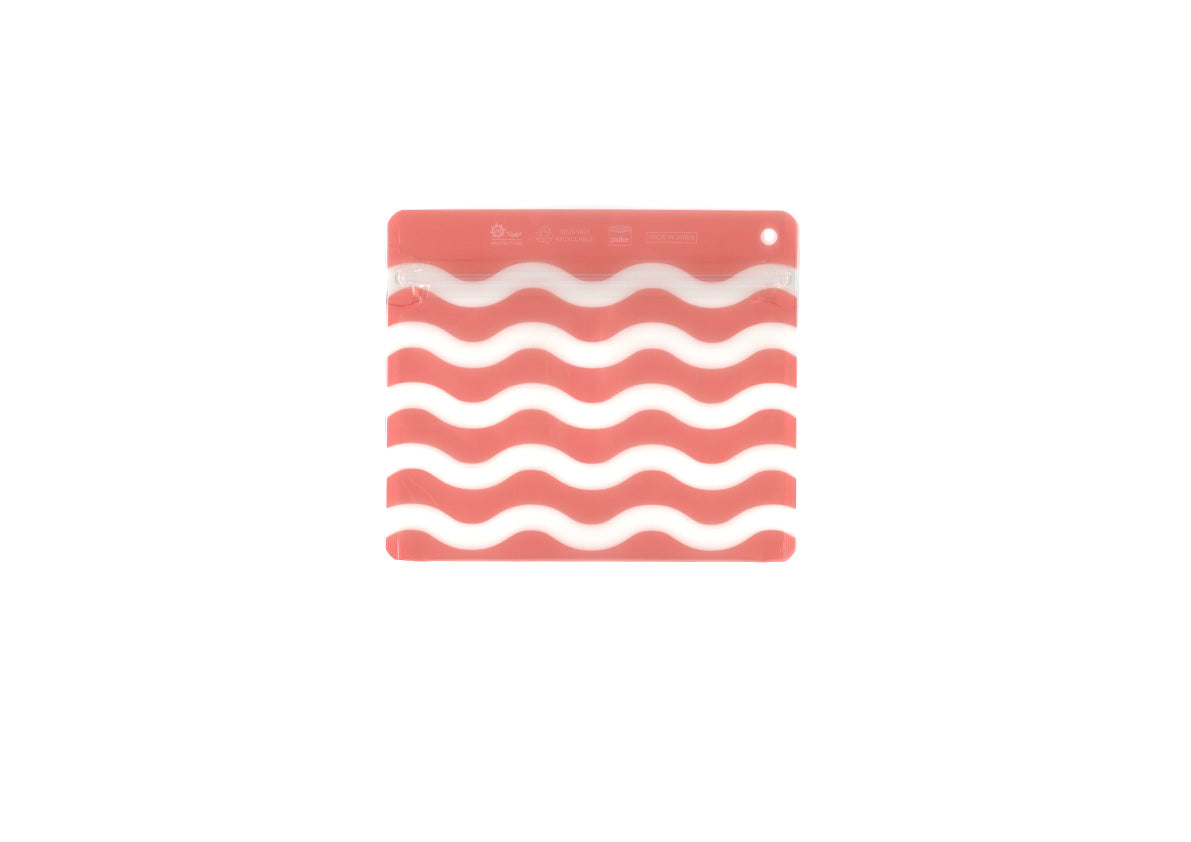 The Quantum Wave – White on Red