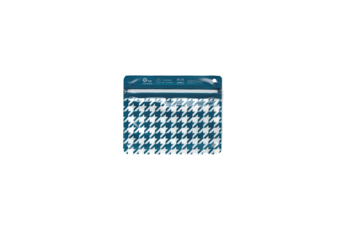 The Slipper Houndstooth Blue