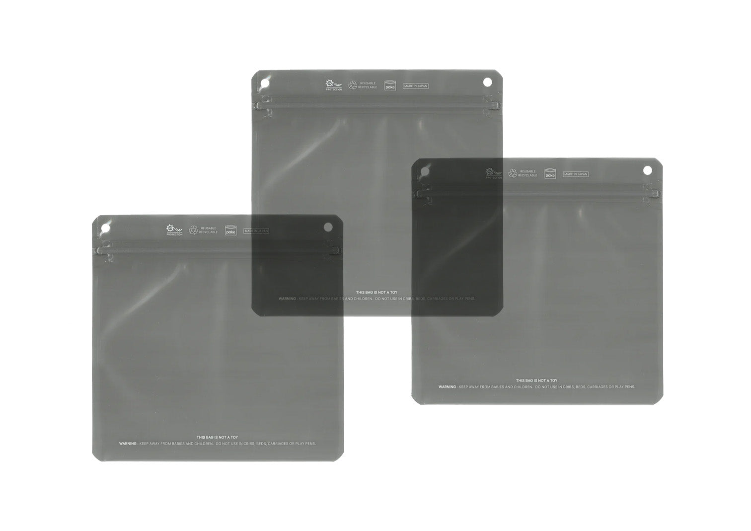 The Clandestine Clear Silver Set of Three