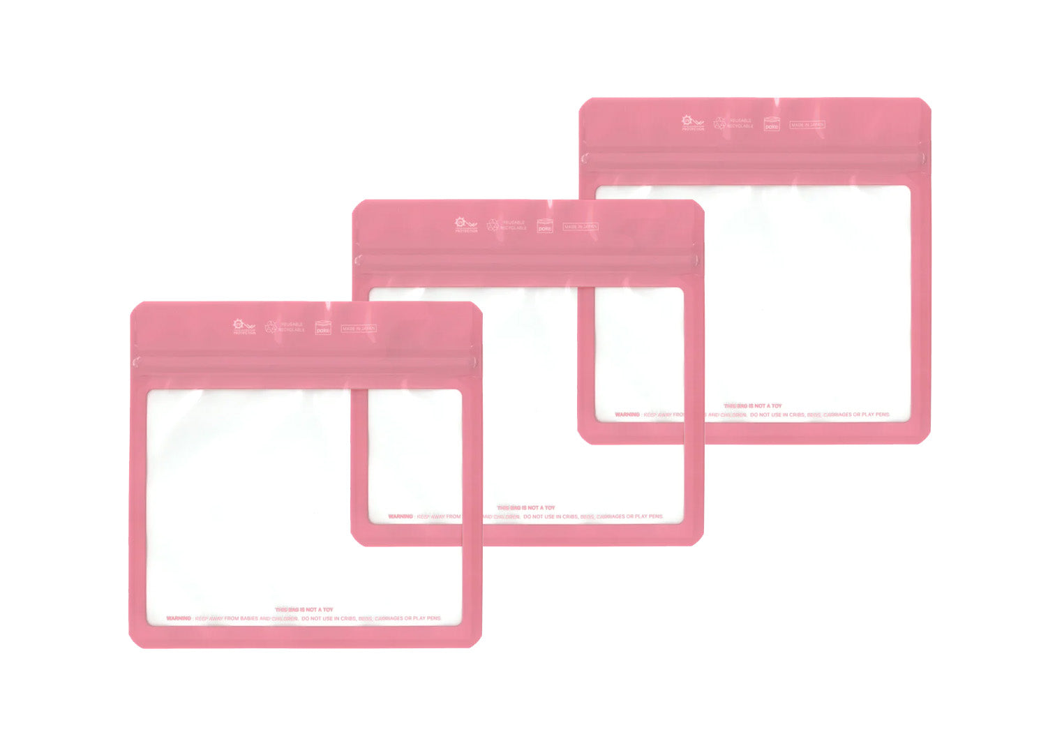 The Clandestine Frame Light Pink Set of Three