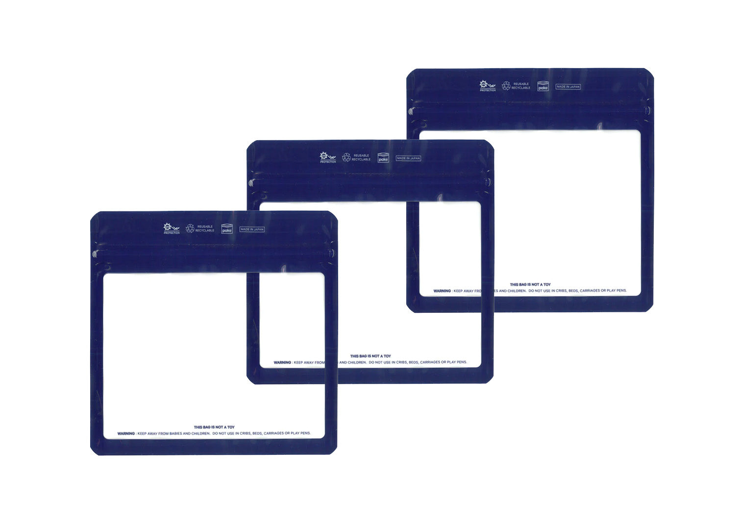 The Clandestine Frame Midnight Blue Set of Three