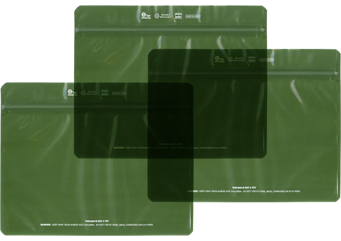 The Filler Clear Olive Drab Set of Three