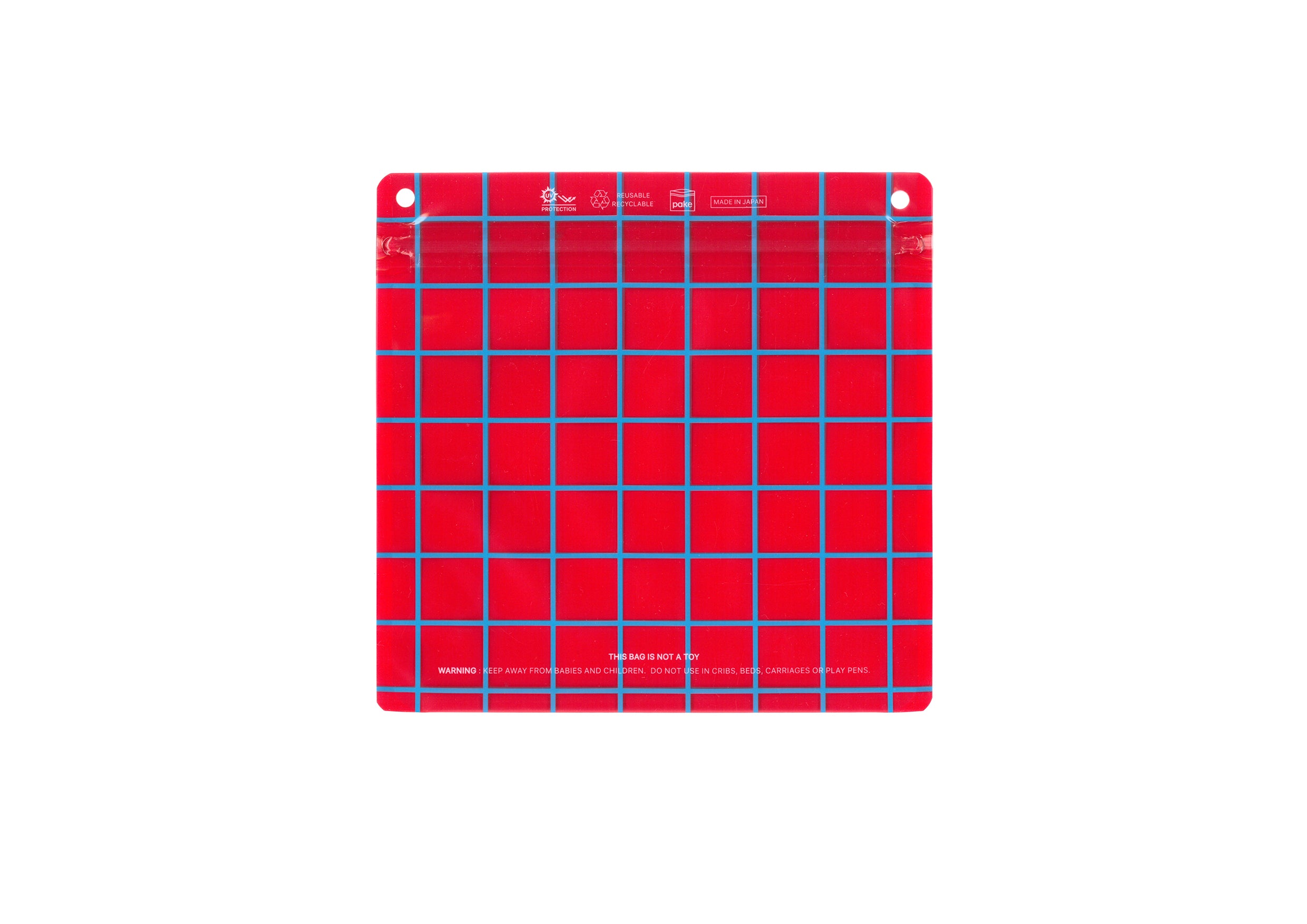 The Clandestine Graph Check Blue on Red