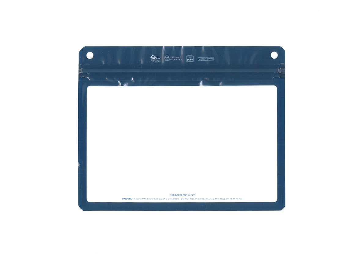 The Filler Clear Frame Steel Blue